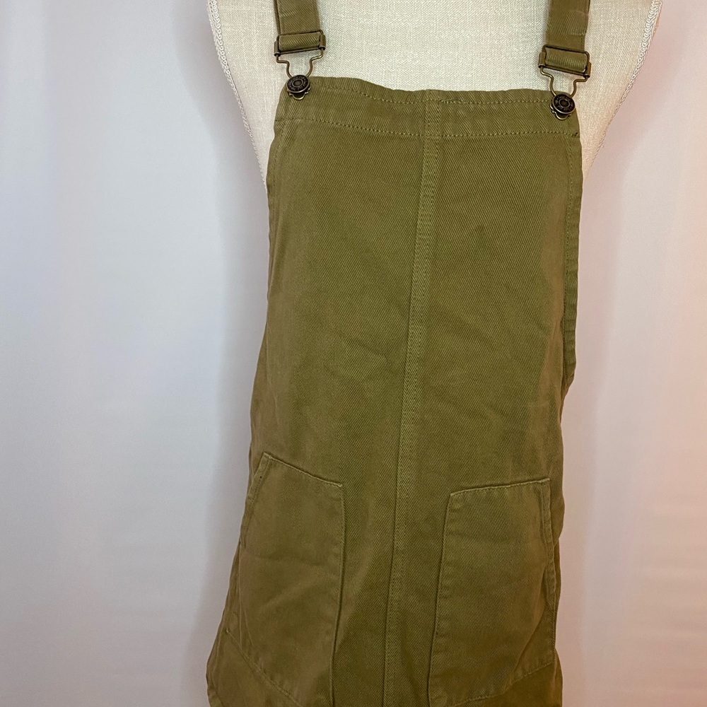 LAST CALL!! Army Green Denim Overall Dress